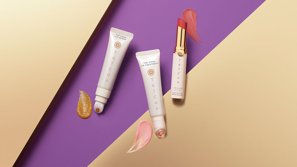 The Kissu Lip Scrub, The Kissu Lip Treatment and The Kissu Lip Tint SPF 25