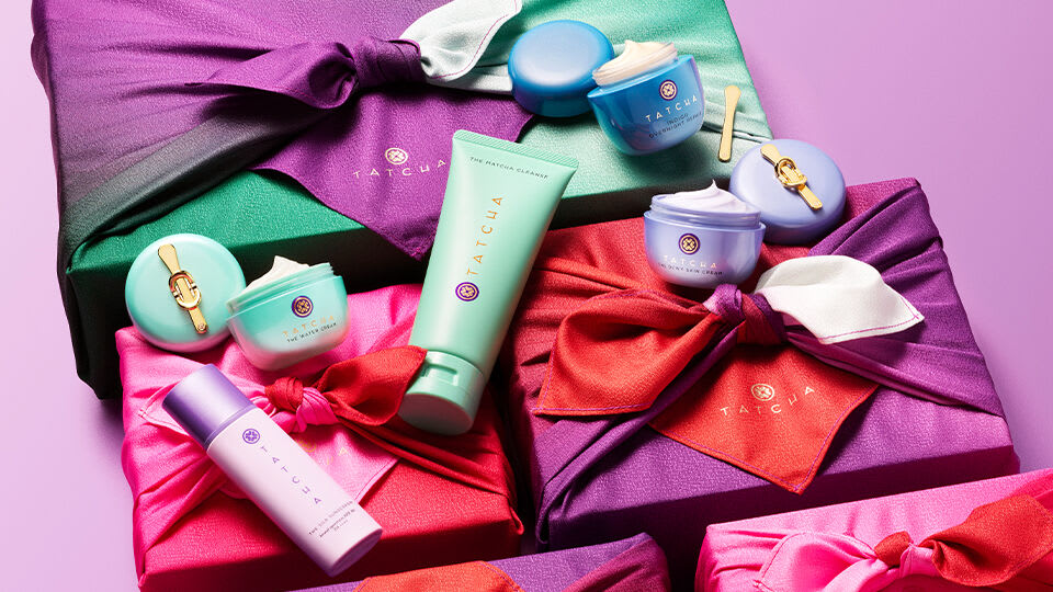 The Water Cream, The Silk Suncreen SPF 50, The Matcha Cleanse, Indigo Overnight Repair and The Dewy Skin Cream