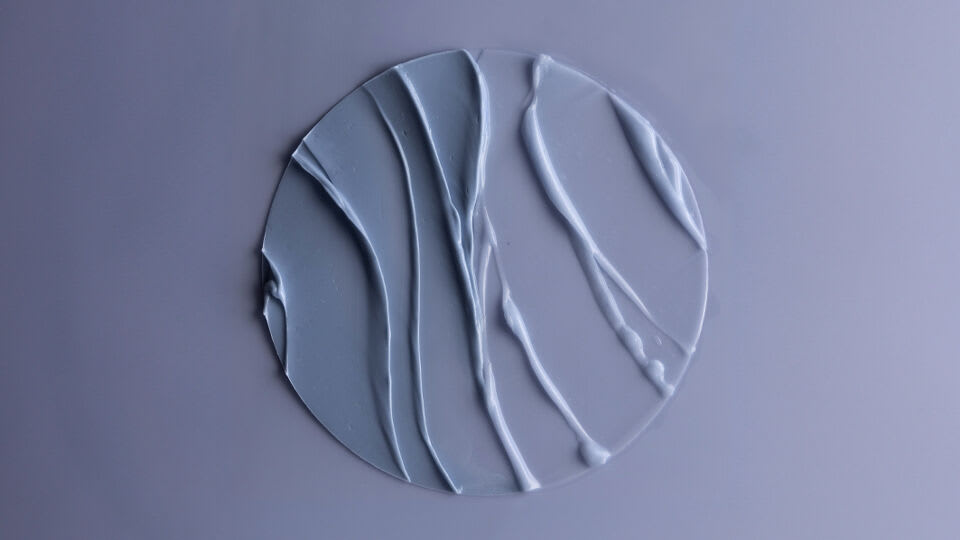 Swatches of The Indigo Cleansing Balm and The Indigo Cleansing Cream
