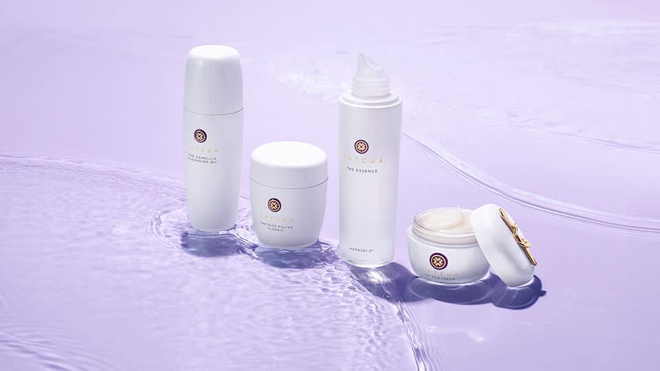 The Camellia Cleansing Oil, The Rice Polish Classic, The Essence and The Silk Cream.
