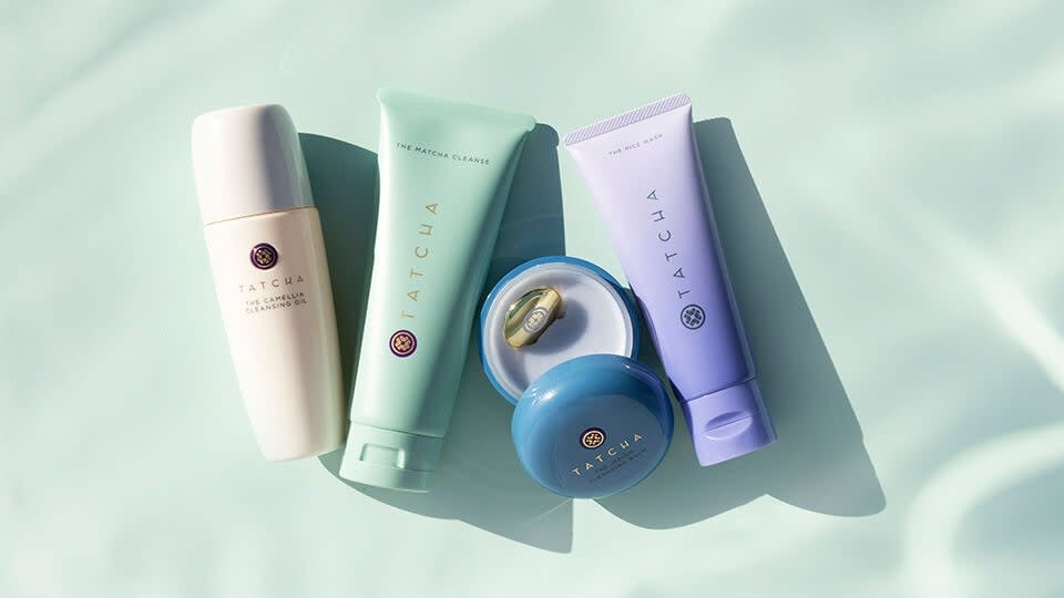 The Camellia Cleansing Oil, The Matcha Cleanse, The Indigo Cleansing Balm and The Rice Wash.