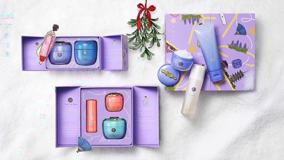 Under 200 Gift Sets: AMPM Moisture Duo, Delightfully Dewy Set, Clear Pores Bright Skin Set