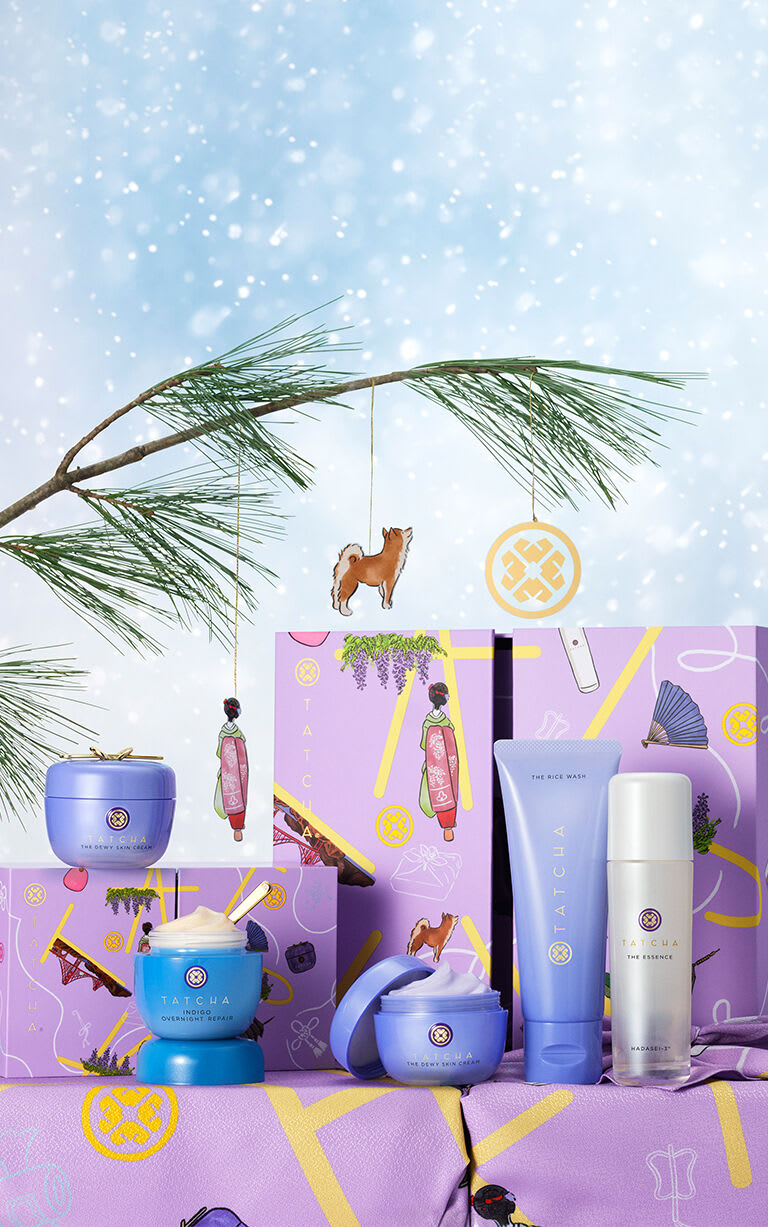 Tatcha Gift Sets Under Tree