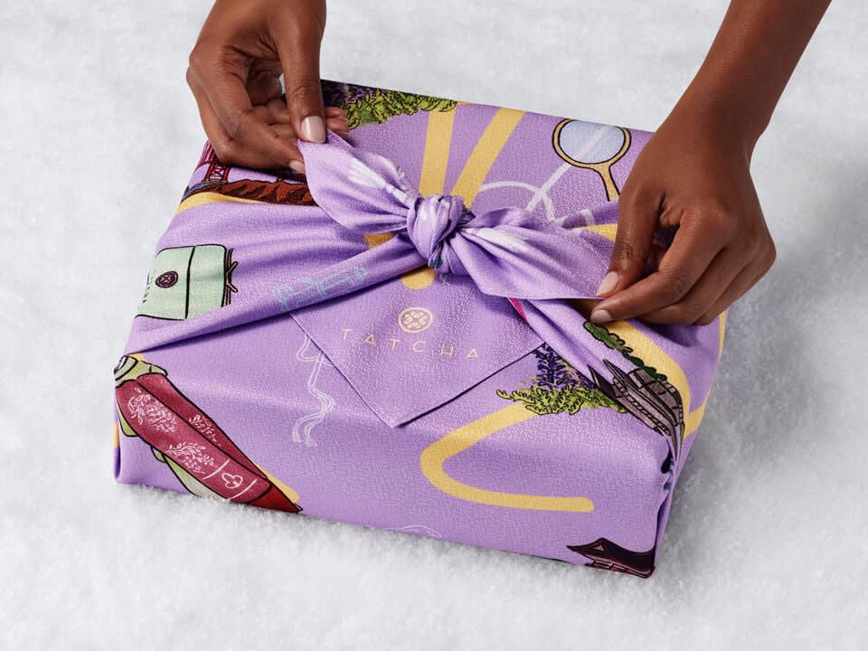 Furoshiki set wrapped by us 