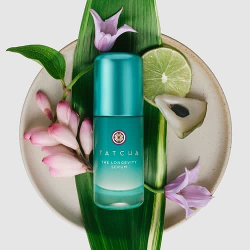 longevity serum on plate with key ingredients