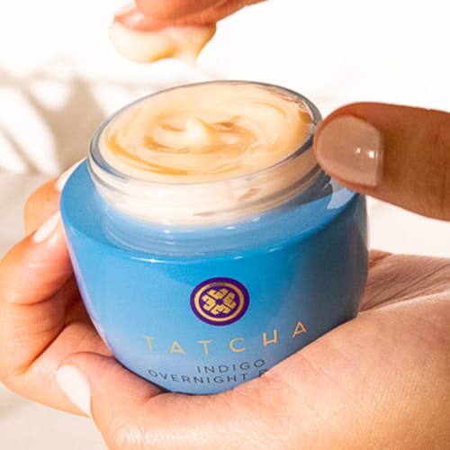 Indigo Overnight Repair Serum Moisturizer Tatcha Tatcha