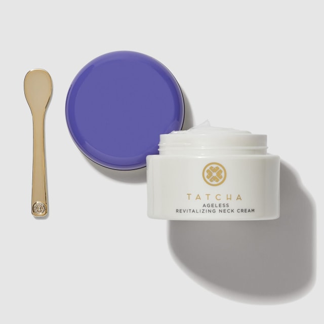 Ageless Revitalizing Neck Cream, cap off.