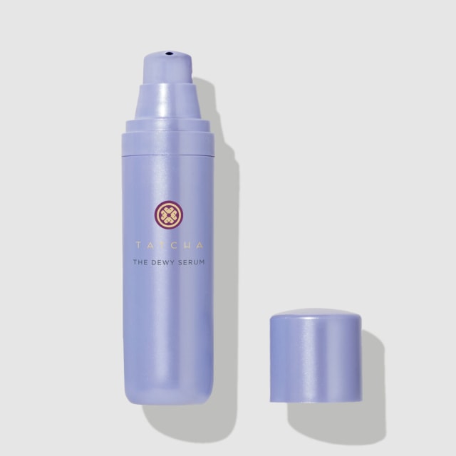 The Dewy Serum, cap off.