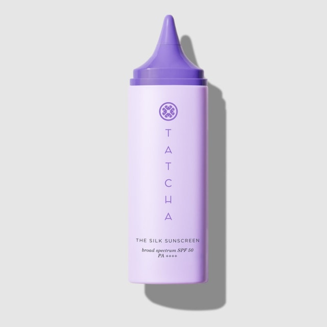 The Silk Sunscreen SPF 50, cap off.