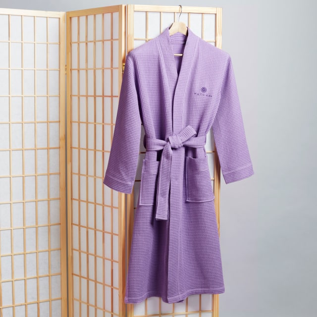 Purple tatcha waffle roble hanning on screen divider